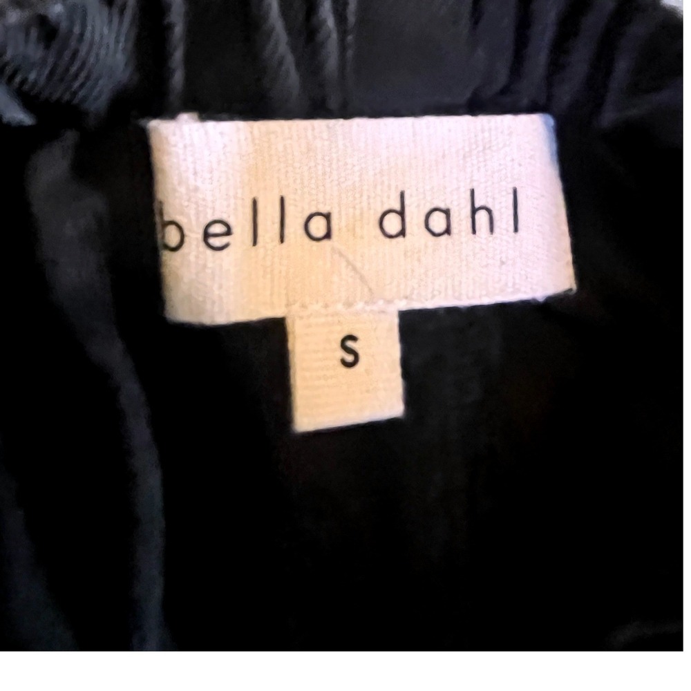 Bella Dahl Black Drawstring Elastic Waist Jogger Pants Small Straight Leg Casual - Picture 5 of 5